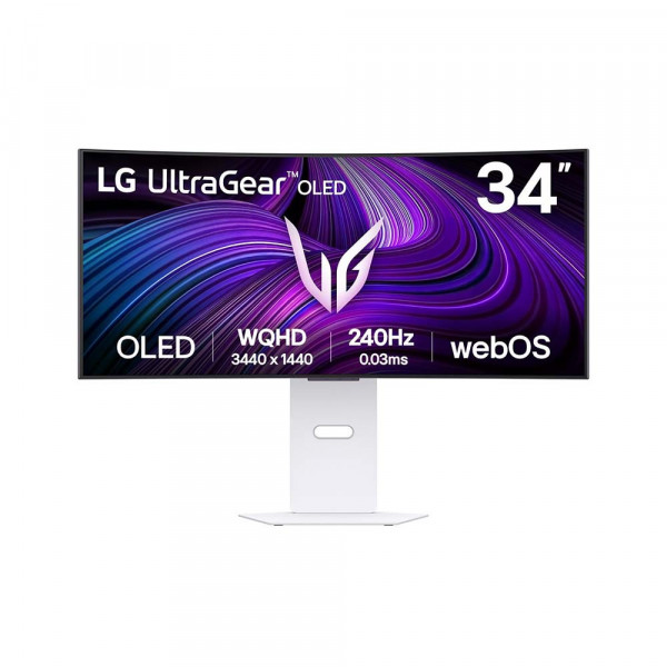 Màn Hình Gaming LG UltraGear 34GX90SA-W 34 Inch/ OLED/ WQHD/ 240Hz/ 0.03ms
